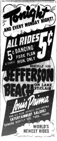 Jefferson Beach - May 11 1942 Ad